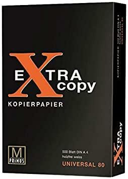 Папір для друку EXTRA COPY UNIVERSAL 80 - BLACK A4, 80 г/м2, 500 арк., білий